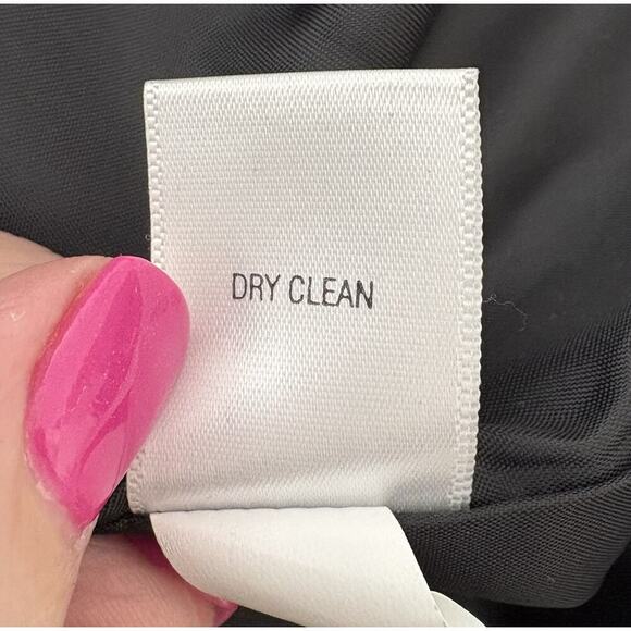 APT 9 Black Silver Metallic Thread Fringed Zip Front Blazer Jacket Womens XL (K) - Picture 5 of 5